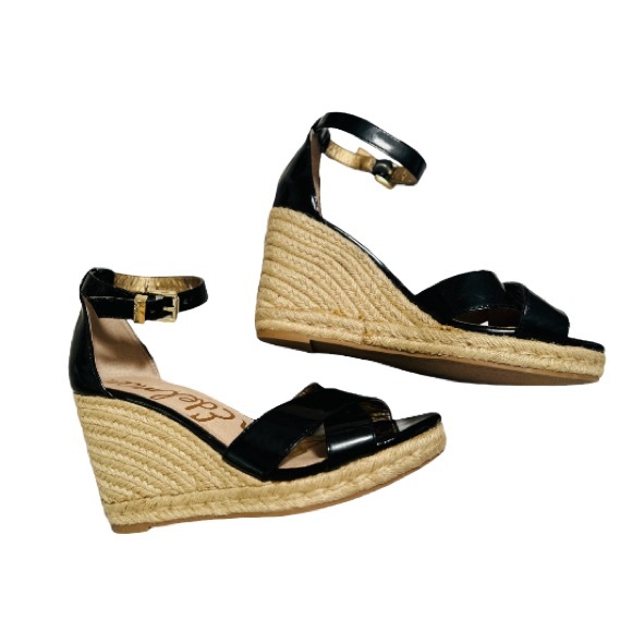 Sam Edelman Brenda Wedge Sandal 8.5 - Picture 2 of 12